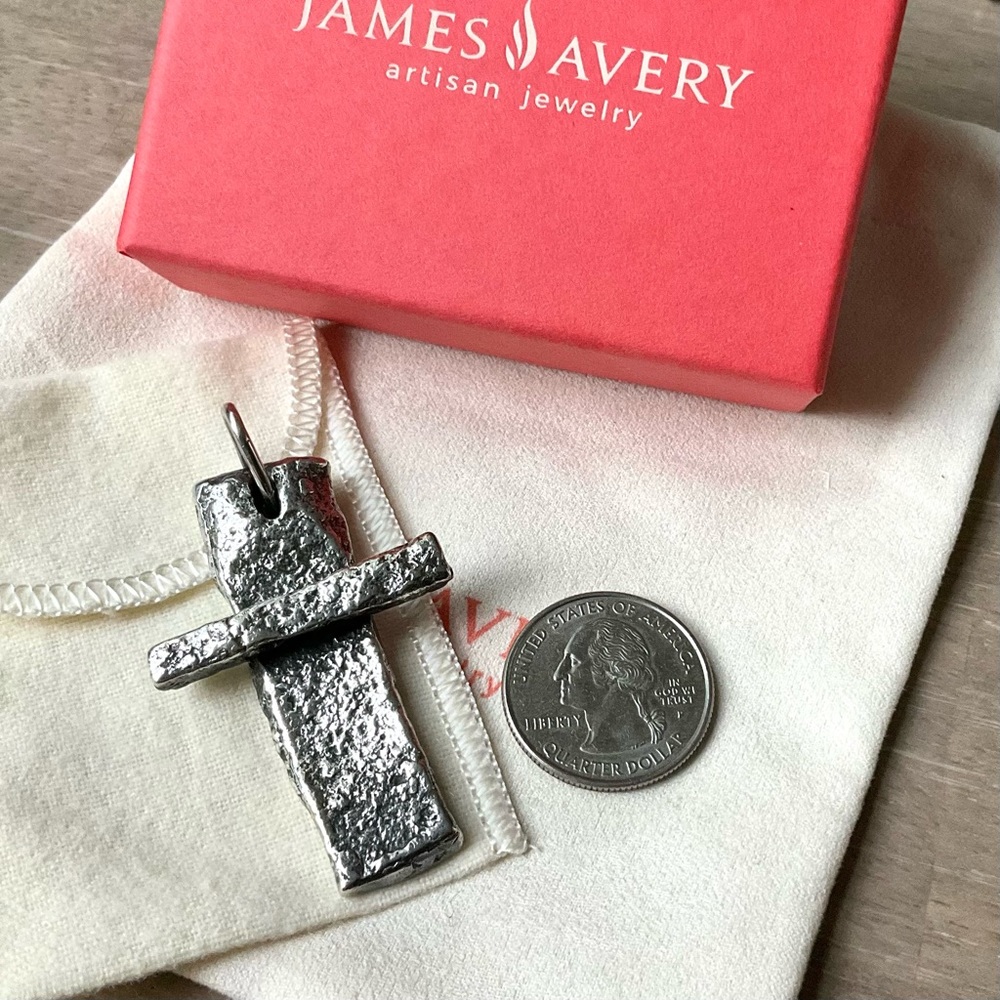 James Avery Retired Rare I-Minus Cross Large - Picture 3 of 7